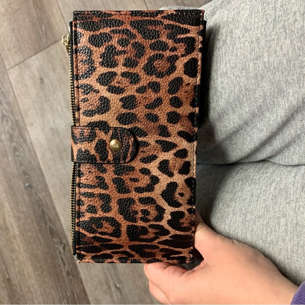 Cheetah print wallet